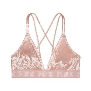 PINK Victoria’s Secret Pink Velvet Bralette